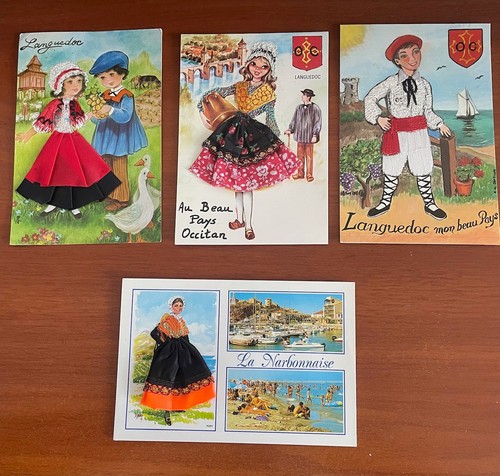 Cartes postales tissus - cartes,