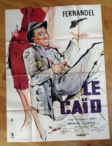 Caid fernandel affiche cinema - caid,