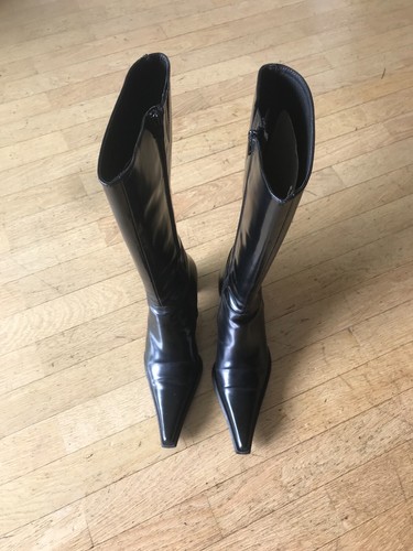 Bottes cavalieres cuir - en,