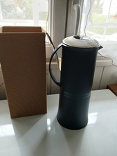 TUPPERWARE thermos isoterme  1 litre bleu fonce paillette utiliser 1 fois