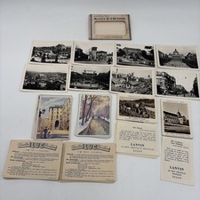Lot Cartes Postales Saint-Étienne + Buvards Lanvin Vintage Collection W51