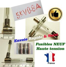 Lot 2 FUSIBLES 5 KV 0,8 A - 800 mA toutes marques  SPECIAL MICRO ONDE 