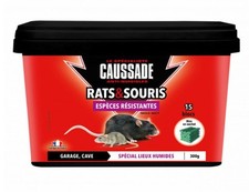 Lot 15 pâtes rats souris espèces résistantes 300g CAUSSADE