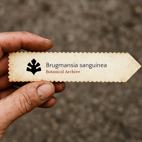 Brugmansia sanguinea red - brugmansia,