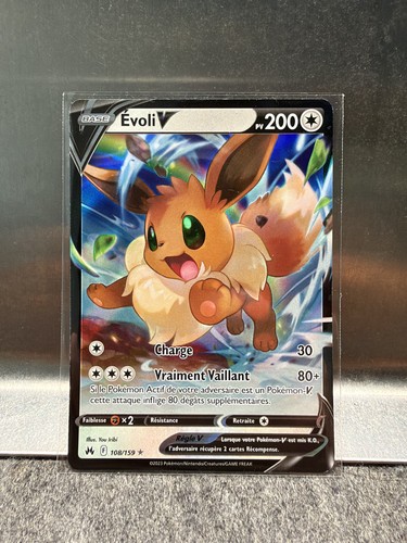 Carte pokémon evoli v - evoli,