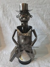 Support De Bouteille En Métal Décoratif Présentoir Porte Bouteille De Vin En Fer