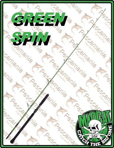 Canne madcat green spin - canne,