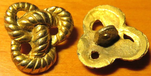 Bouton bronze ancien franc - bronze,