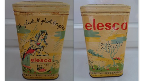 Boite elesca tole publicitaire - boite,