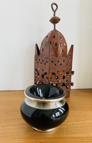 Cendrier marocain noir - cendrier,