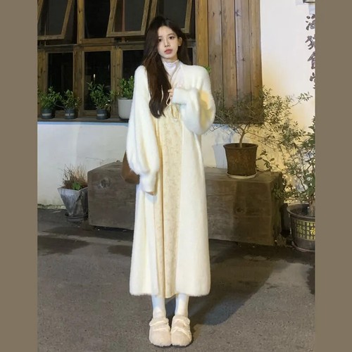 Femme fausse fourrure - fausse, pull