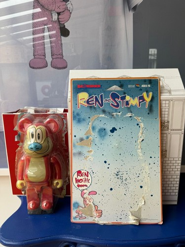 Bearbrick 400 ren and stimpy - bearbrick,