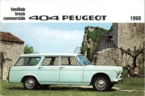 Catalogue brochure peugeot 404 - catalogue,
