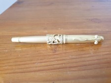 Stylo plume Iridium Point Allemagne doré vintage 13 cm