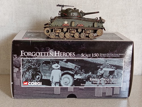 Corgi sherman tank - sherman, m4a3e8