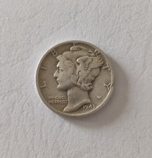 Monnaie One Dime MERCURY 1943
