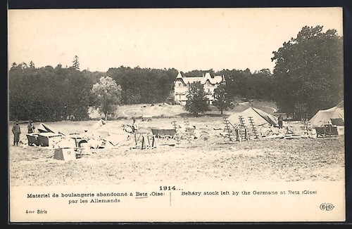 Cpa betz oise matériel - cpa, de