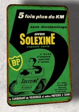 plaque métal vintage Solexine