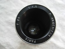 Angénieux F 25 f1,5 : projection lens, for slide or cine, made in France 50's