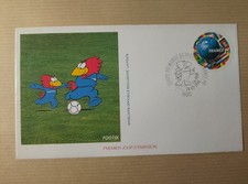 enveloppe premier jour 1999 footix coupe du monde de football france 1998