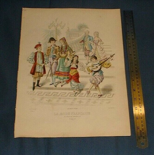 Large french fashion print - large,
