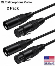 x2 XLR Male to Female