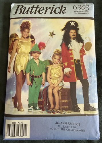Disney butterick 6303 peter - disney,