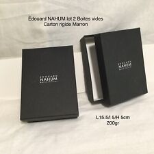 Édouard NAHUM  2 Boîtes