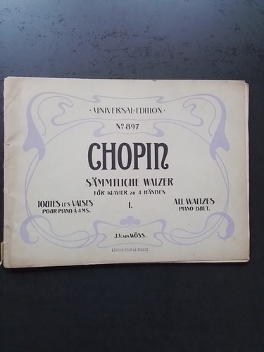 Partition ancienne chopin - ancienne,