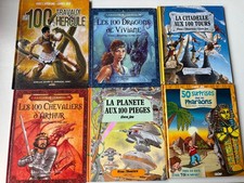 lot 6 livres-jeu / Vivez l'aventure : Les 100 + Les 50 surprises ...  - Grund