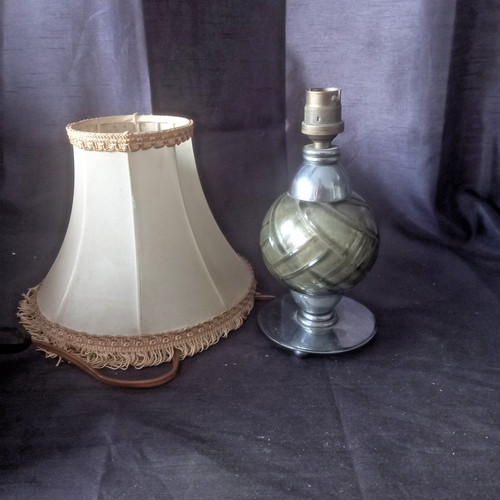 Ancienne lampe verre - verre, ou
