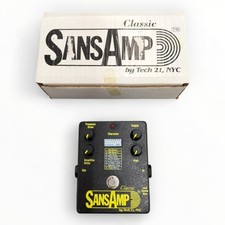Pédale d'effets préampli TECH21 SANSAMP CLASSIC testée et fonctionne 51821