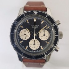 Heuer Autavia Vintage Chronographe Remontage Manuel Réf. 2446 C Compressor