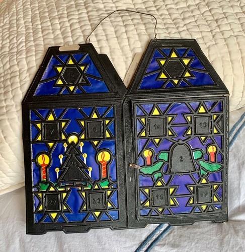 Antique advent calendar - antique,