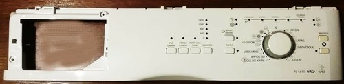 Panneau commande lave linge - panneau, de