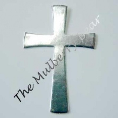 Cross crosses silver diecut - 25,