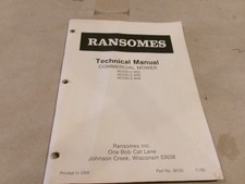 RANSOMES TECHINCAL MANUAL