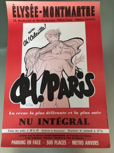 Affiche cabaret music hall - cabaret,,