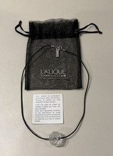 COLLIER LALIQUE PERLE DE CRISTAL EAU DE ROCHAS ÉDITION LIMITÉE BIJOU LALIQUE