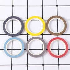  6 Rolls Rubalise Ruban Adhésif Décoratif Autocollants De Bande Washi