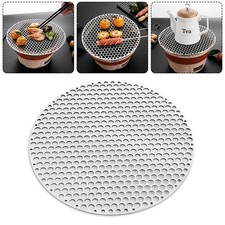 Acier Inoxydable Rond Grille Filet Barbecue Tapis Haute Qualité Vapeur Rack