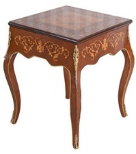 Table D'Appoint de Jeux Console Pliante Antique Verwandlungstisch Baroque
