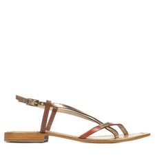 Sandales Nu Pieds Les Tropéziennes by M Belarbi femme Monaco Marron Cuir A