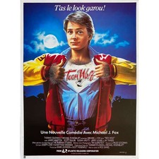TEEN WOLF French Movie Poster  - 15x21 in. - 1985 - Rod Daniel, Michael J. Fox