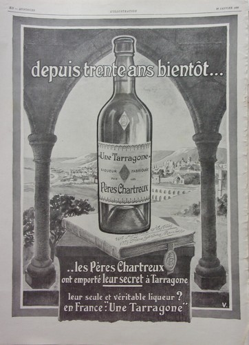 Publicite chartreuse - ,