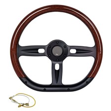 Grande voiture de collection volante en bois, sportive, noir rayons, 33 cm,...