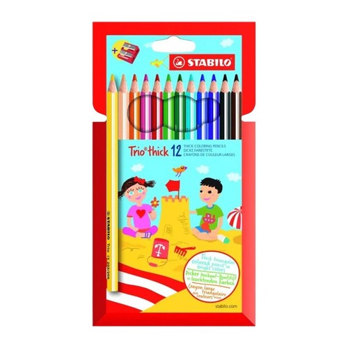 Etui carton crayons de - 12,