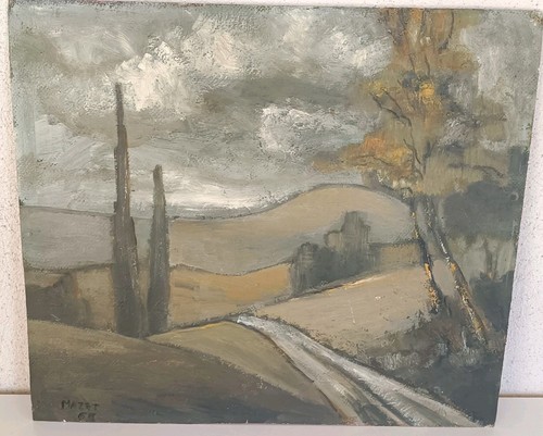 Tableau ancien signé mazet - tableau,