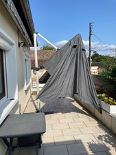 parasol déporté inclinable