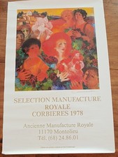 affiche Jean Camberoque dédicacée 1978 Montolieu